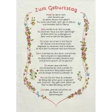 Urkunde zum Geburtstag - modern Urkunde zum Geburtstag - modern