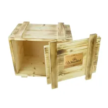 Holzkiste mit Widmung  Holzkiste mit Widmung