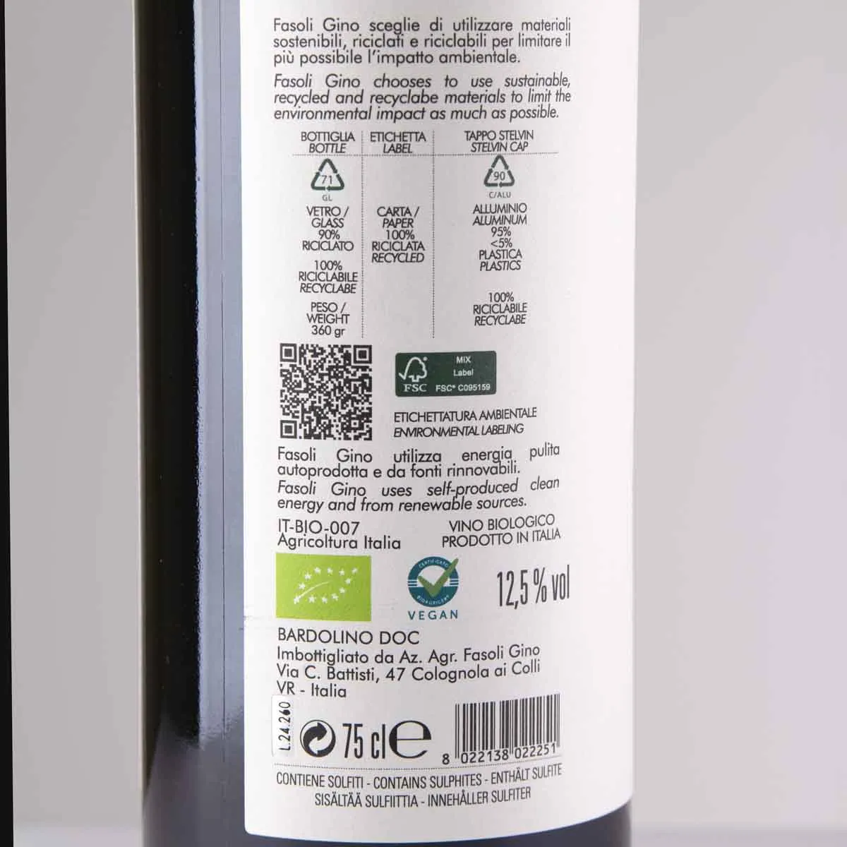 Fasoli Gino Corte del Pozzo Bardolino DOC – Bild 2