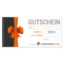 Geschenkgutschein über 50 Euro Geschenkgutschein über 50 Euro