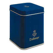Teedose leer, dunkelblauDallmayr Logo, Inhalt 100g Teedose leer, dunkelblauDallmayr Logo, Inhalt 100g