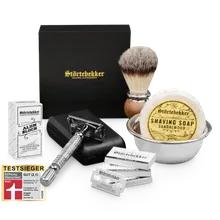 Störtebekker Rasierset - Rasierhobel %27Hamburg%27 Silber Störtebekker Rasierset - Rasierhobel %27Hamburg%27 Silber