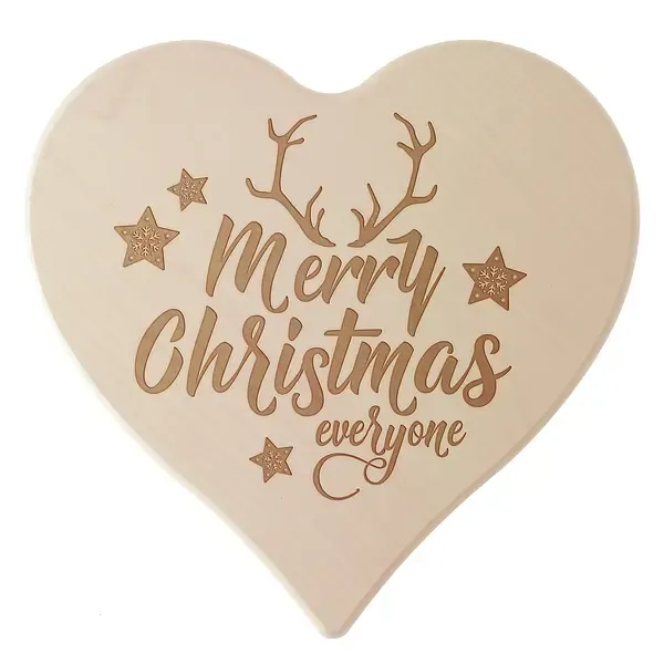 weihnachtliches Holzherz als Geschenk Größe: 24 cm weihnachtliches Holzherz als Geschenk Größe: 24 cm