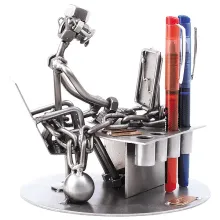 Schraubenmännchen Workaholic als Stiftehalter Schraubenmännchen Workaholic als Stiftehalter
