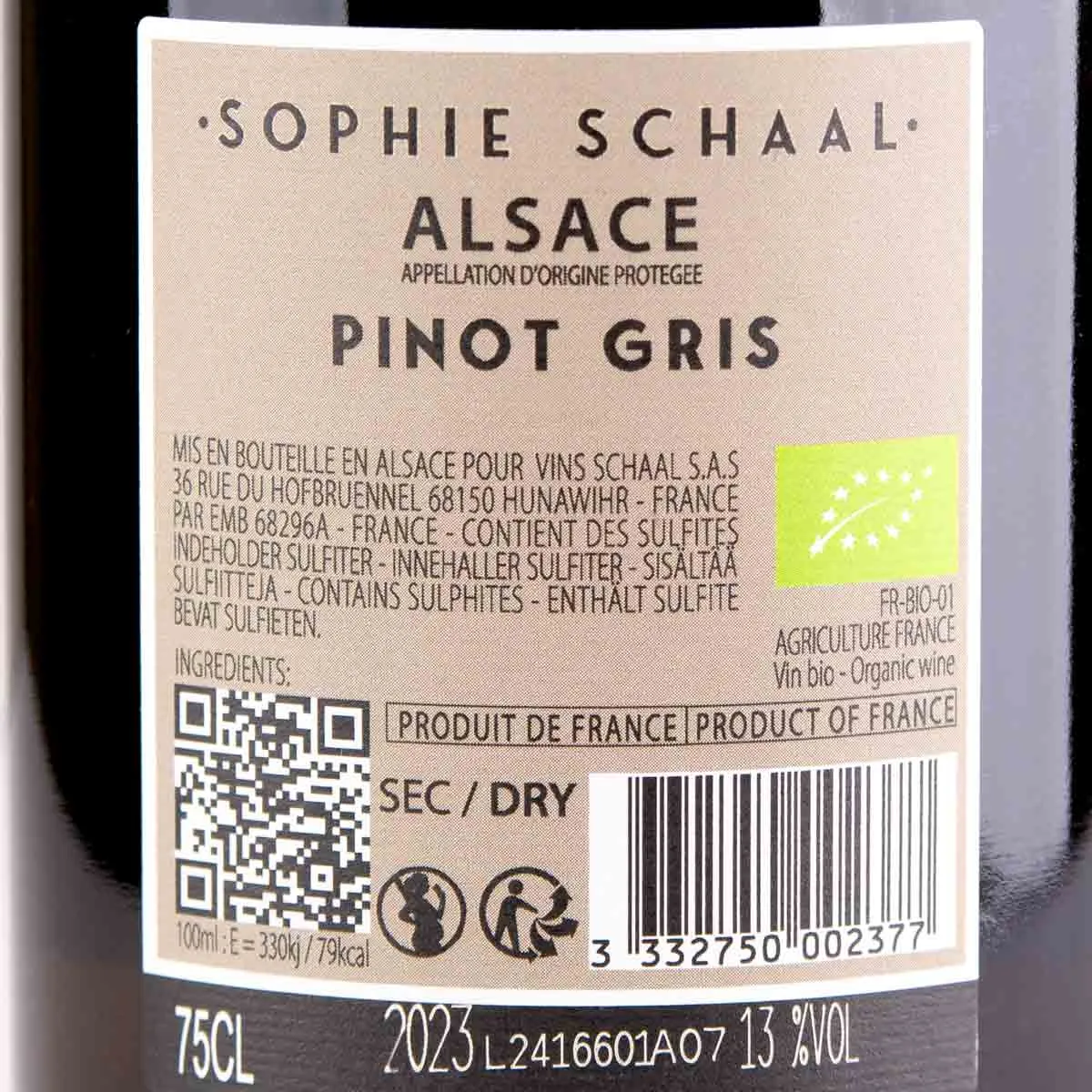 Sophie Schaal Alsace Gewürztraminer AOC – Bild 2