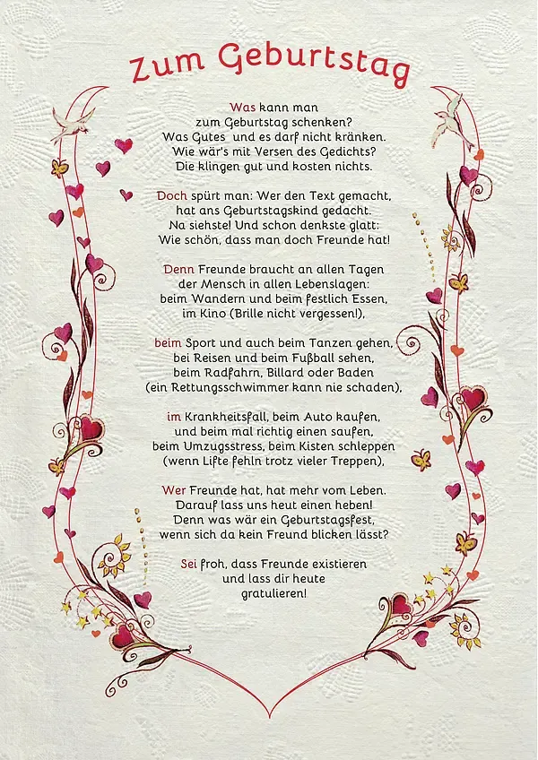 Auszeichnung zum Geburtstag - modern Auszeichnung zum Geburtstag - modern