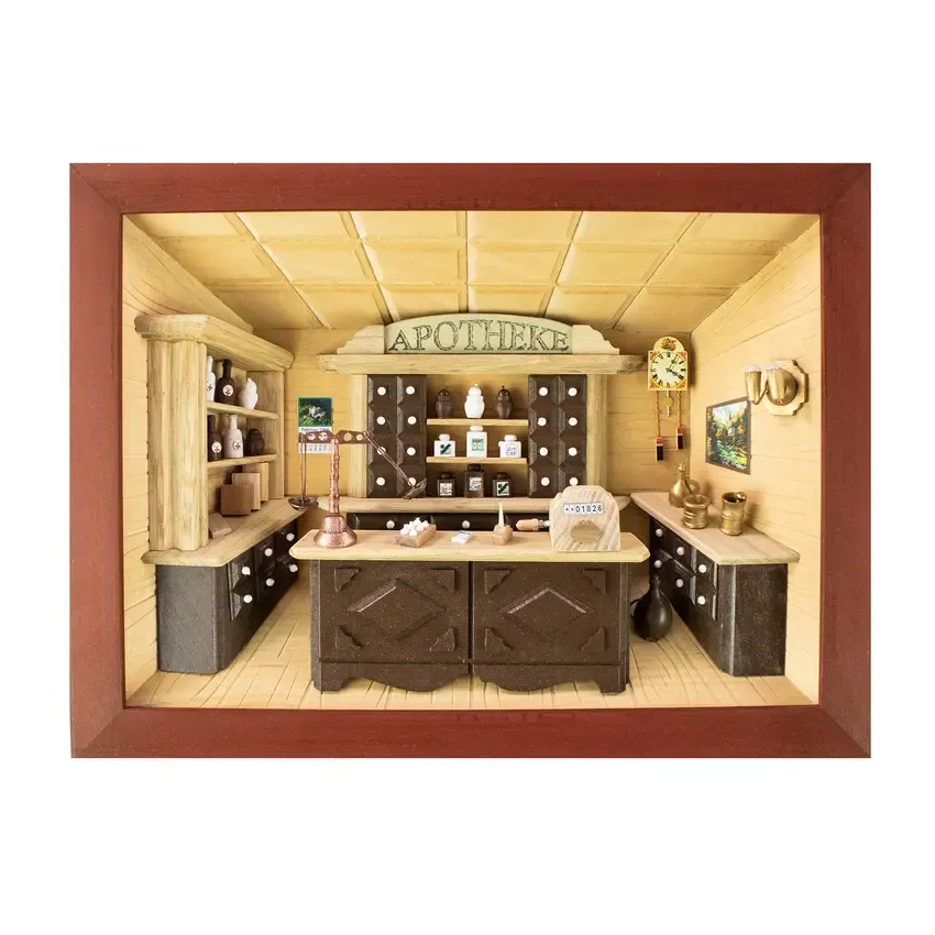 3D-Holzbild Apotheke 3D-Holzbild Apotheke