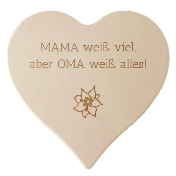 Geschenk für die beste Oma der Welt oder eigenem Wunschtext Größe: 24 cm Geschenk für die beste Oma der Welt oder eigenem Wunschtext Größe: 24 cm