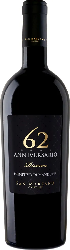 San Marzano „62 Anniversario“ Primitivo di Manduria 1,5 Liter Magnum San Marzano „62 Anniversario“ Primitivo di Manduria 1,5 Liter Magnum