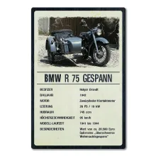 Oldtimer-Ausstellungsschild für Motorräder 200 x 300mm light vintage Oldtimer-Ausstellungsschild für Motorräder 200 x 300mm light vintage