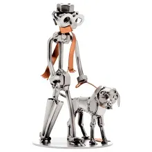 Schraubenmännchen Tierfreund mit Hund Schraubenmännchen Tierfreund mit Hund