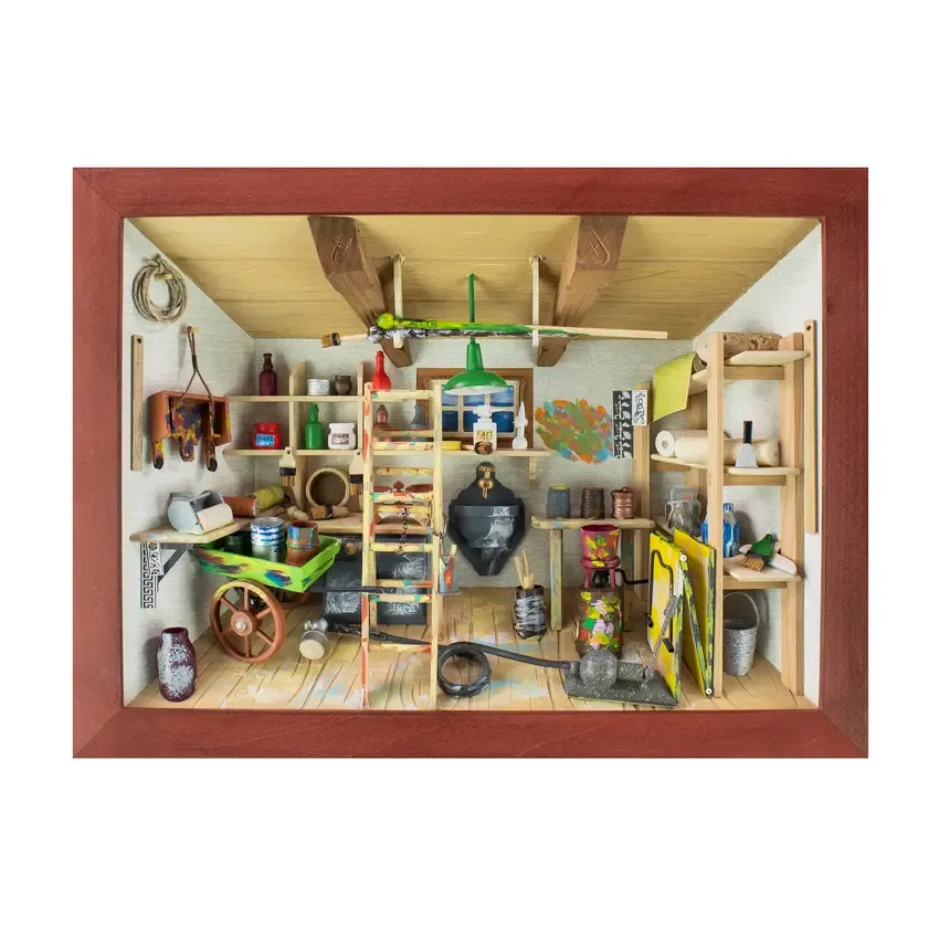 3D-Holzbild Maler 3D-Holzbild Maler