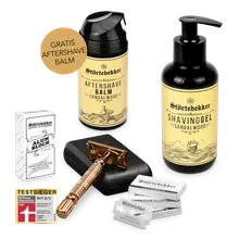 Störtebekker Rise ‘n’ Shine Shaving Set - Rasierhobel 'Hamburg' Rosé - Gold Störtebekker Rise ‘n’ Shine Shaving Set - Rasierhobel 'Hamburg' Rosé - Gold