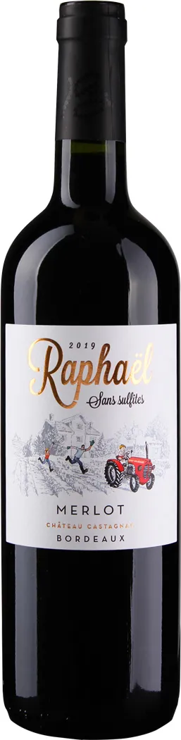 Château Castagnac Raphaël Merlot Sans Sulfites – Sulfitarm Bordeaux AOC 2019 Château Castagnac Raphaël Merlot Sans Sulfites – Sulfitarm Bordeaux AOC 2019