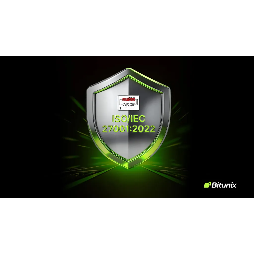 Bitunix Exchange Secures ISO 27001:2022 Certification, Reinforcing Strong Protection of User Data Bitunix Exchange Secures ISO 27001:2022 Certification, Reinforcing Strong Protection of User Data