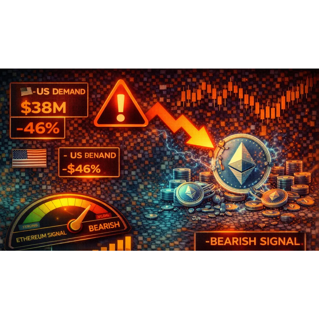Bearish Signal Emerges For Ethereum As US Spot Demand Fades Bearish Signal Emerges For Ethereum As US Spot Demand Fades