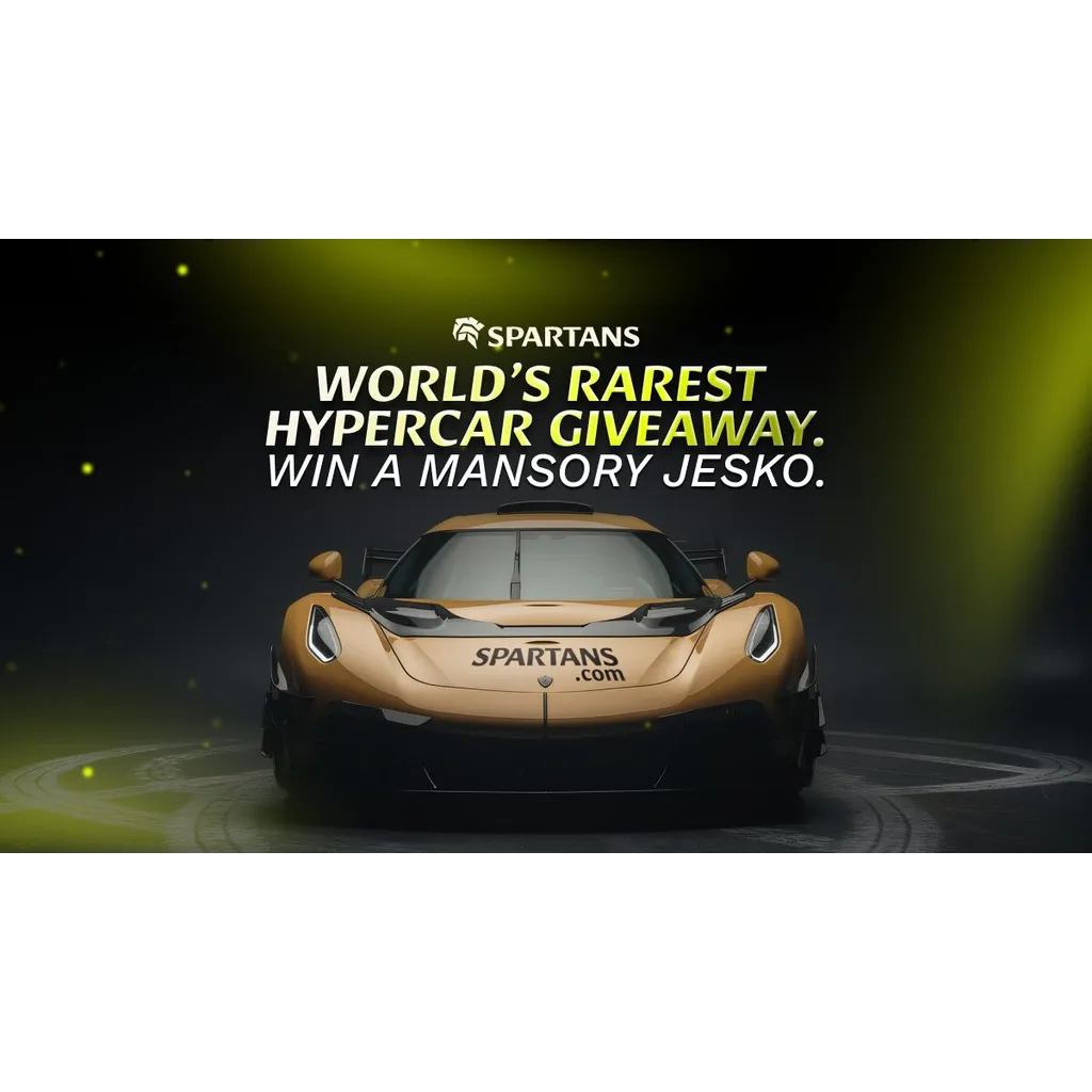 Spartans’ Hypercar Giveaway Redefines Value Beyond BC.Game & Borgata Spartans’ Hypercar Giveaway Redefines Value Beyond BC.Game & Borgata