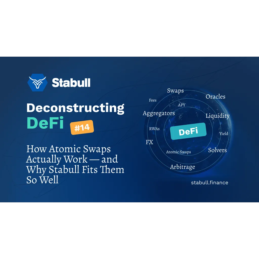 How Atomic Swaps Actually Work — and Why Stabull Fits Them So Well How Atomic Swaps Actually Work — and Why Stabull Fits Them So Well