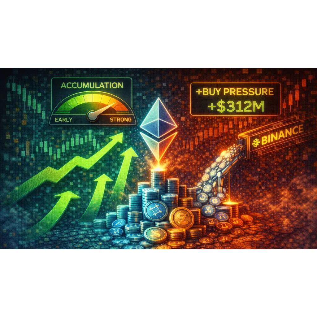 Ethereum Shows Early Accumulation Signals As Binance Buy Pressure Intensifies Ethereum Shows Early Accumulation Signals As Binance Buy Pressure Intensifies