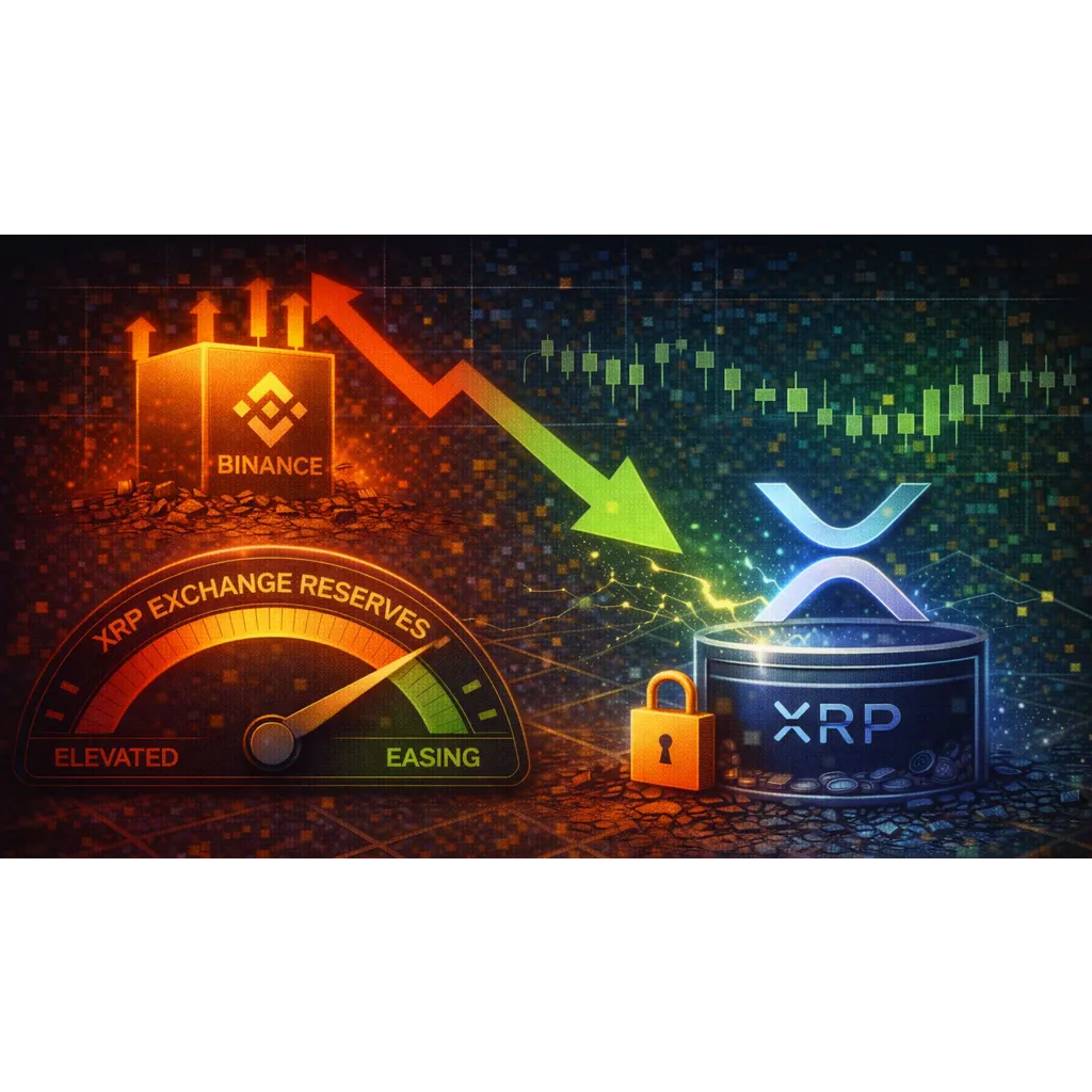 XRP Exchange Reserves On Binance Fall To Six-Month Low: Selling Pressure Is Easing XRP Exchange Reserves On Binance Fall To Six-Month Low: Selling Pressure Is Easing