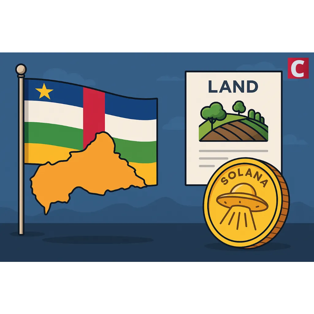 Central African Republic to Tokenize Land With Solana Meme Coin Central African Republic to Tokenize Land With Solana Meme Coin