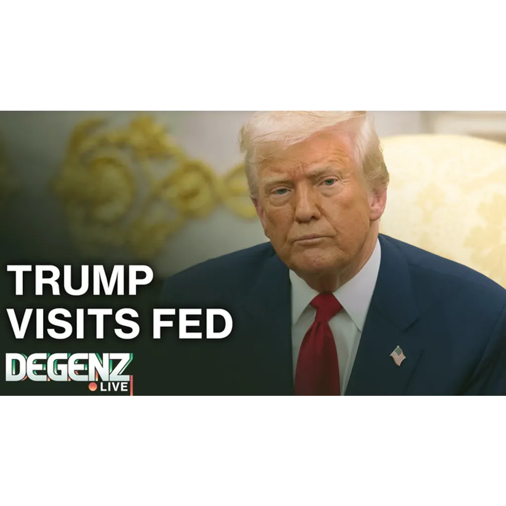 ALTS HEAD LOWER, GOLDMAN SACHS TO TOKENISE FUNDS, TRUMP VISITS FED ALTS HEAD LOWER, GOLDMAN SACHS TO TOKENISE FUNDS, TRUMP VISITS FED