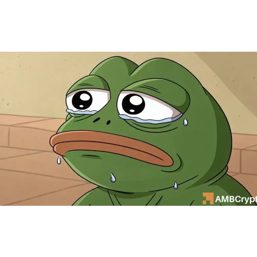 PEPE drops 17% in 24 hours: Why more pain could follow PEPE drops 17% in 24 hours: Why more pain could follow