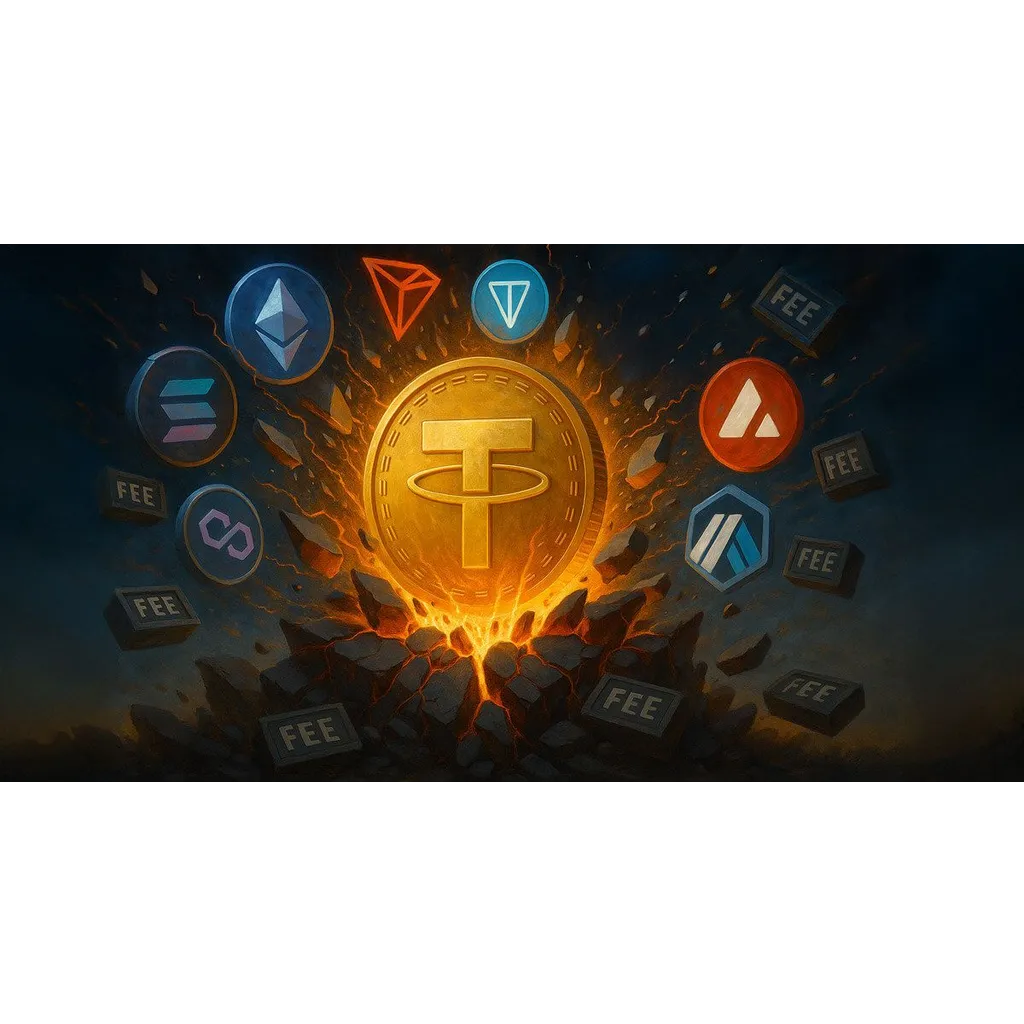 USDT captures 40% of on-chain fees USDT captures 40% of on-chain fees
