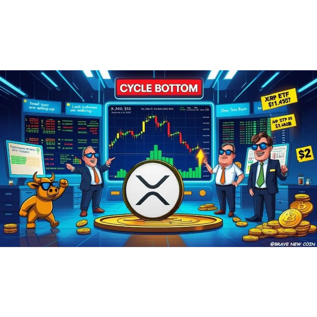 XRP Price Prediction: XRP Charts Suggest Retest After Cycle Bottom While Brad Garlinghouse Highlights .44B ETF Inflows XRP Price Prediction: XRP Charts Suggest Retest After Cycle Bottom While Brad Garlinghouse Highlights .44B ETF Inflows