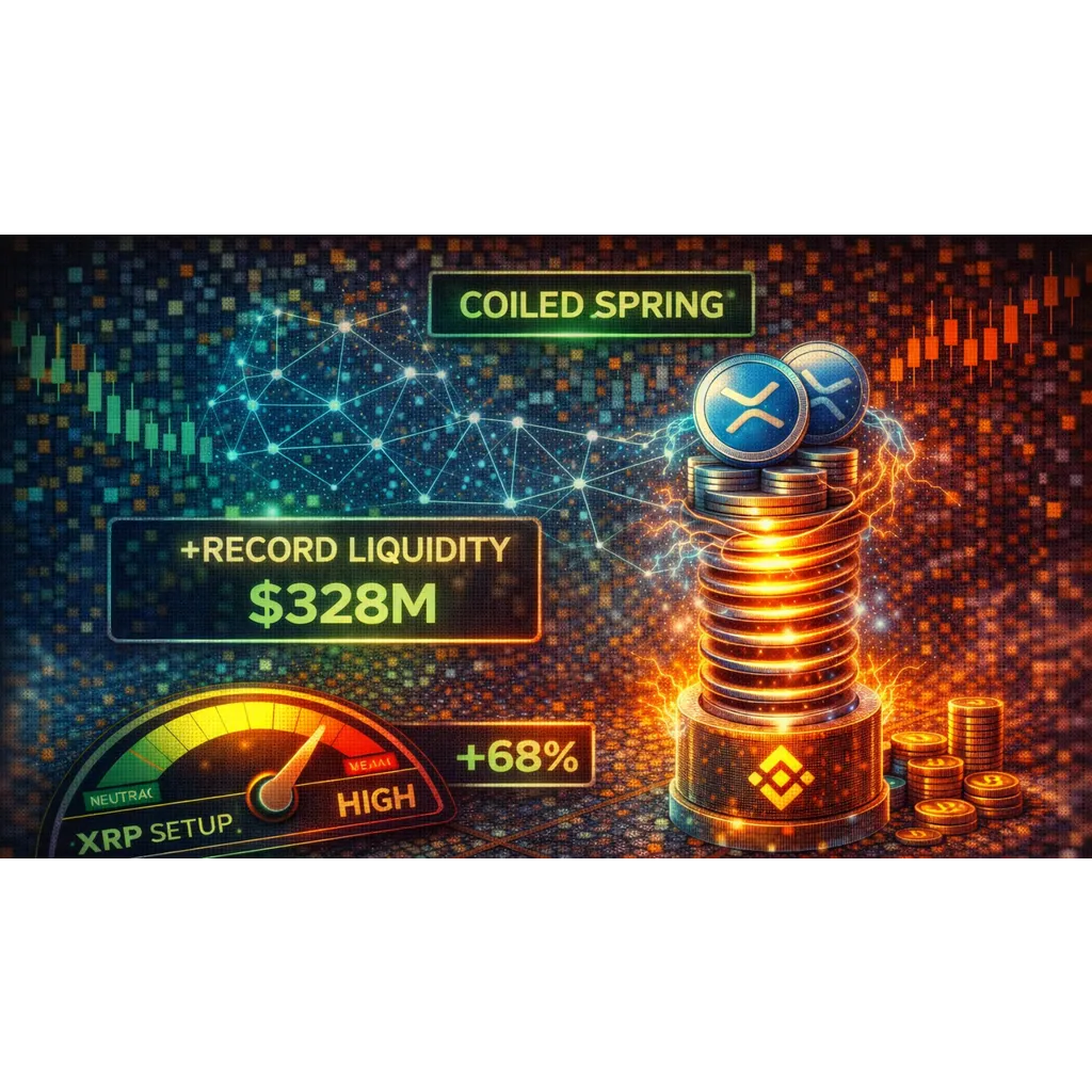 XRP Shows “Coiled Spring” Setup As Network Liquidity Hits Record Levels XRP Shows “Coiled Spring” Setup As Network Liquidity Hits Record Levels