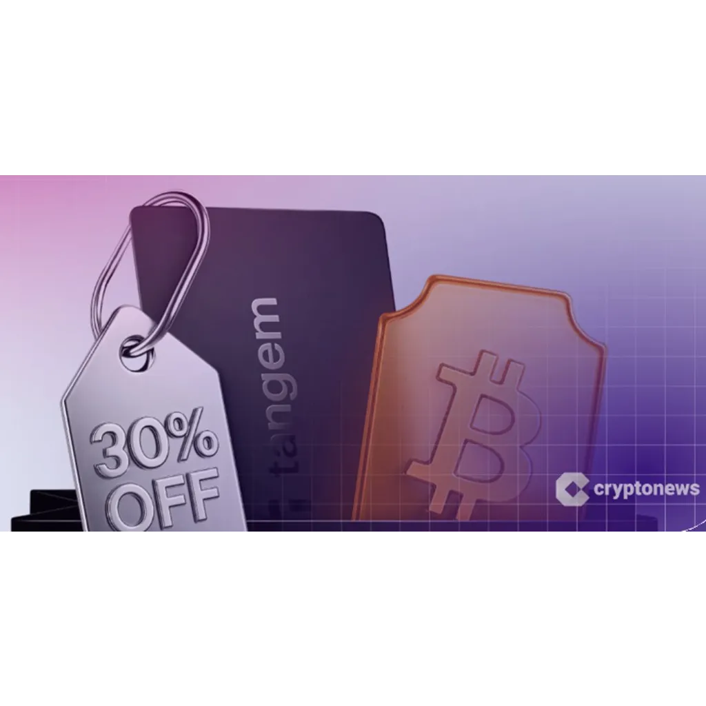 Tangem offers a thirty percent discount on its cold wallet hardware Tangem offers a thirty percent discount on its cold wallet hardware