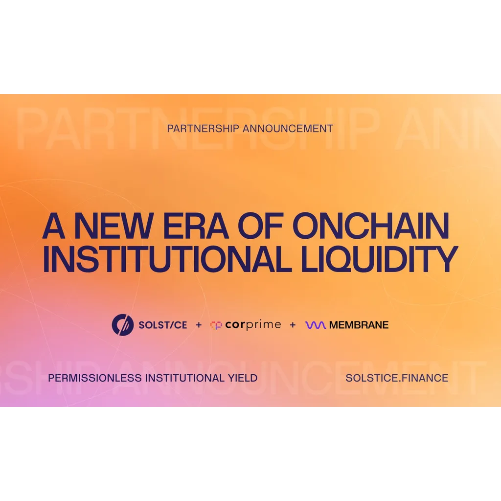 Solstice and Cor Prime Execute First Institutional Stablecoin-for-Stablecoin Repo on a Public Blockchain Solstice and Cor Prime Execute First Institutional Stablecoin-for-Stablecoin Repo on a Public Blockchain