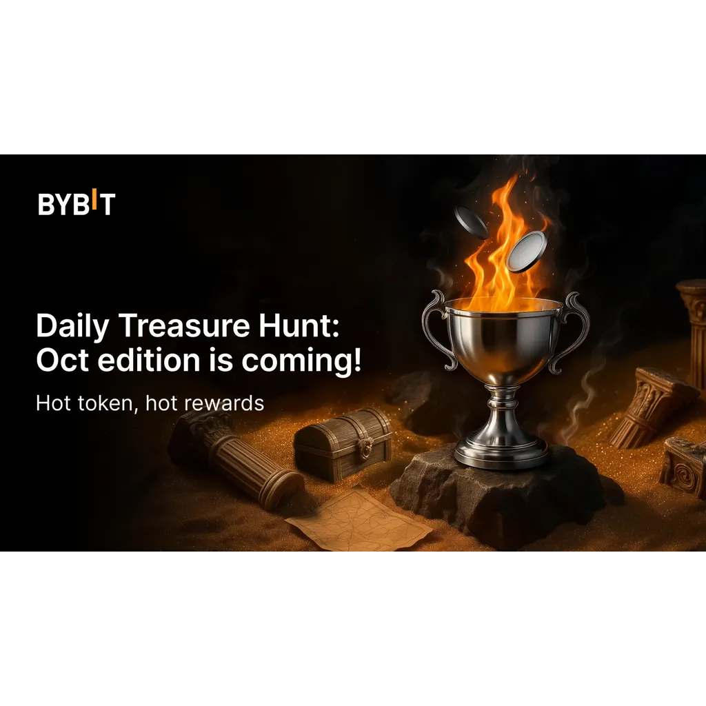 Bybit relaunches Daily Treasure Hunt with October Hot Token Rush event Bybit relaunches Daily Treasure Hunt with October Hot Token Rush event