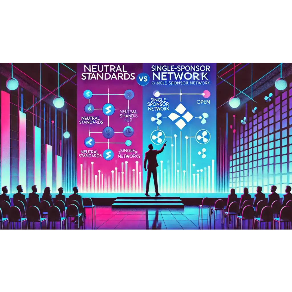 Swift’s Kerigan endorses neutral standards over Ripple, citing 5.8 billion 2023 transactions for interoperability. Swift’s Kerigan endorses neutral standards over Ripple, citing 5.8 billion 2023 transactions for interoperability.