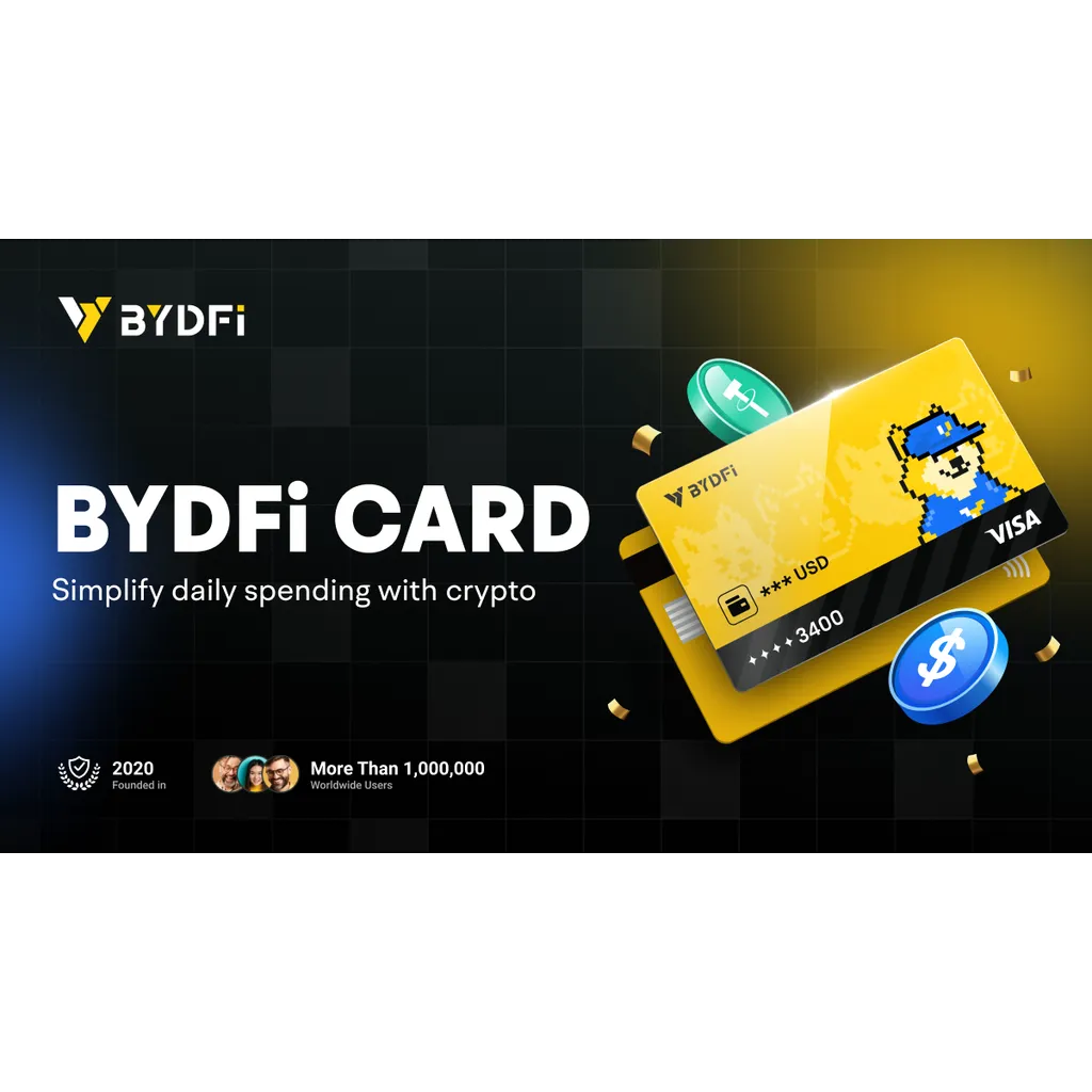 BYDFi Card: Bridge Web3 and Real-World Spending BYDFi Card: Bridge Web3 and Real-World Spending
