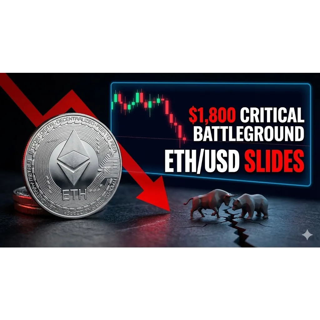 Ethereum Price Slides Deeper, ,800 Emerges as Crucial Battleground Ethereum Price Slides Deeper, ,800 Emerges as Crucial Battleground