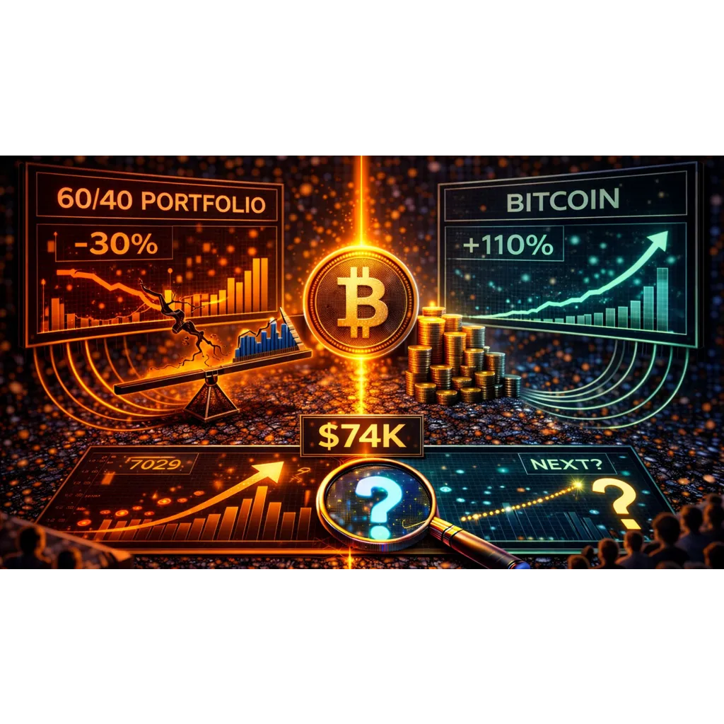 The 60/40 Portfolio Is Failing Again – Bitcoin May Be The Unlikely Fix The 60/40 Portfolio Is Failing Again – Bitcoin May Be The Unlikely Fix