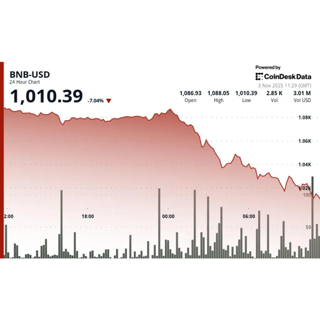 BNB slides six percent to 20 below 80 support BNB slides six percent to 20 below 80 support