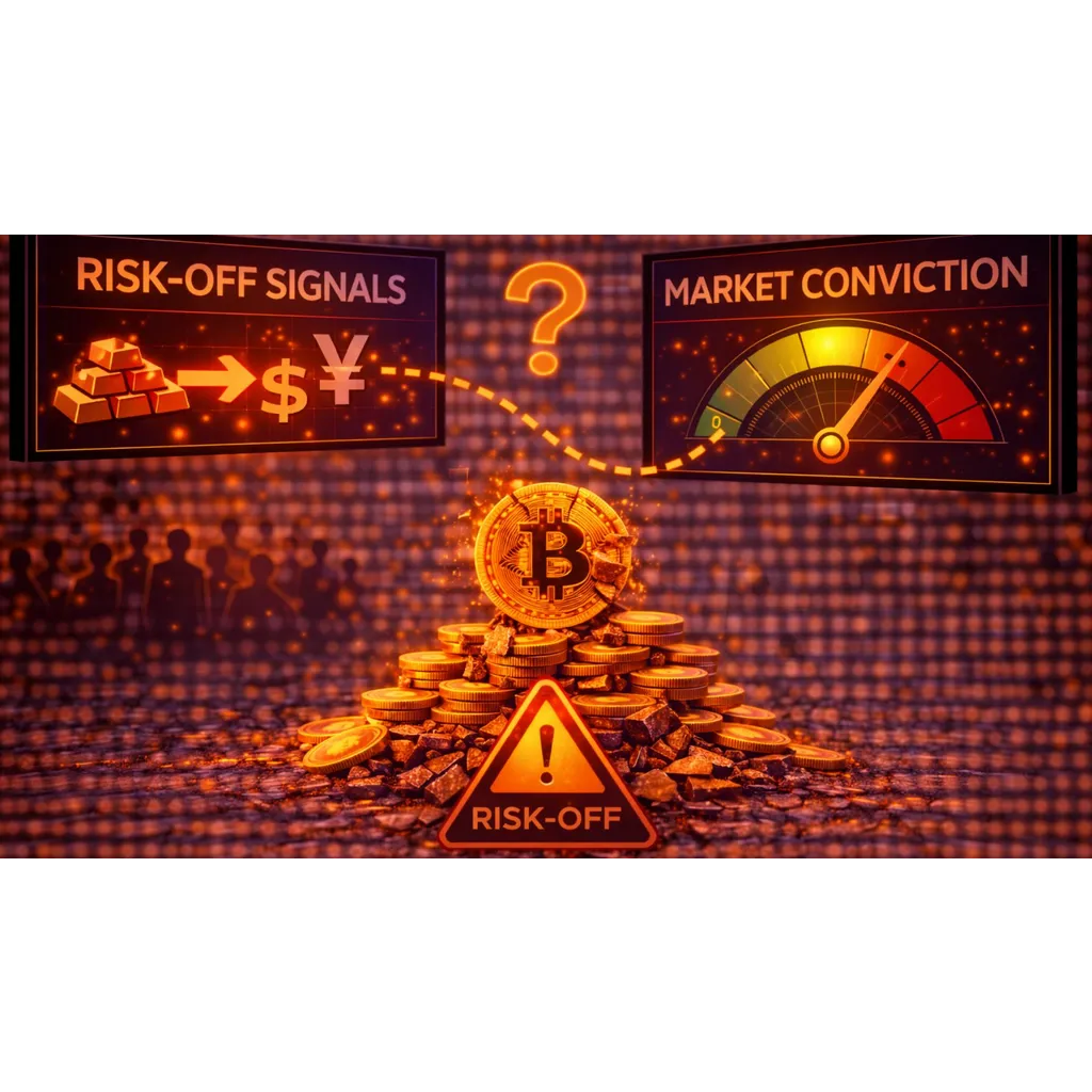 Risk-Off Signals Dominate As Bitcoin Tests Market Conviction – Details Risk-Off Signals Dominate As Bitcoin Tests Market Conviction – Details