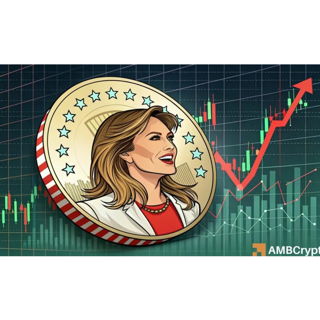 Melania surged 27.8% with high volume and Open… Melania surged 27.8% with high volume and Open…