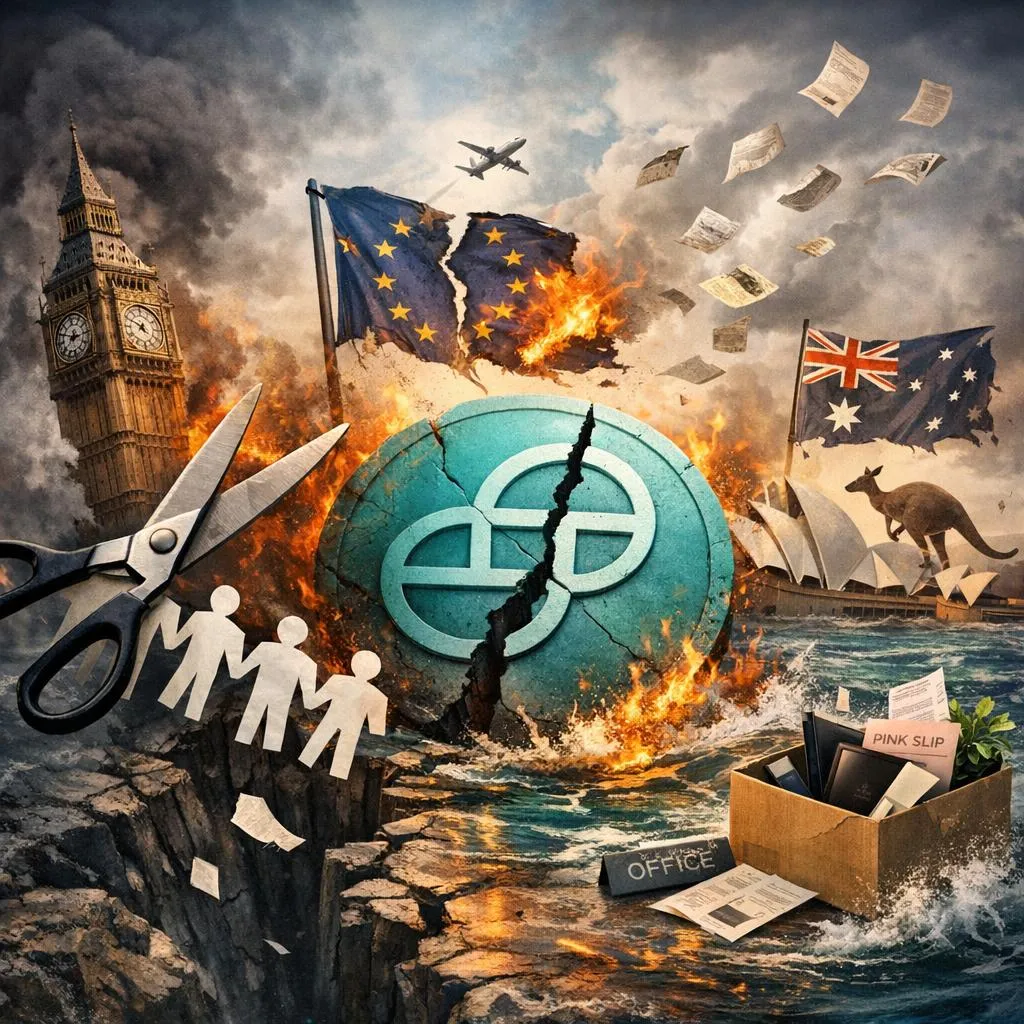 Winklevoss‑Backed Gemini Cuts Up To 25% Of Staff, Exits UK, EU, And Australia Winklevoss‑Backed Gemini Cuts Up To 25% Of Staff, Exits UK, EU, And Australia