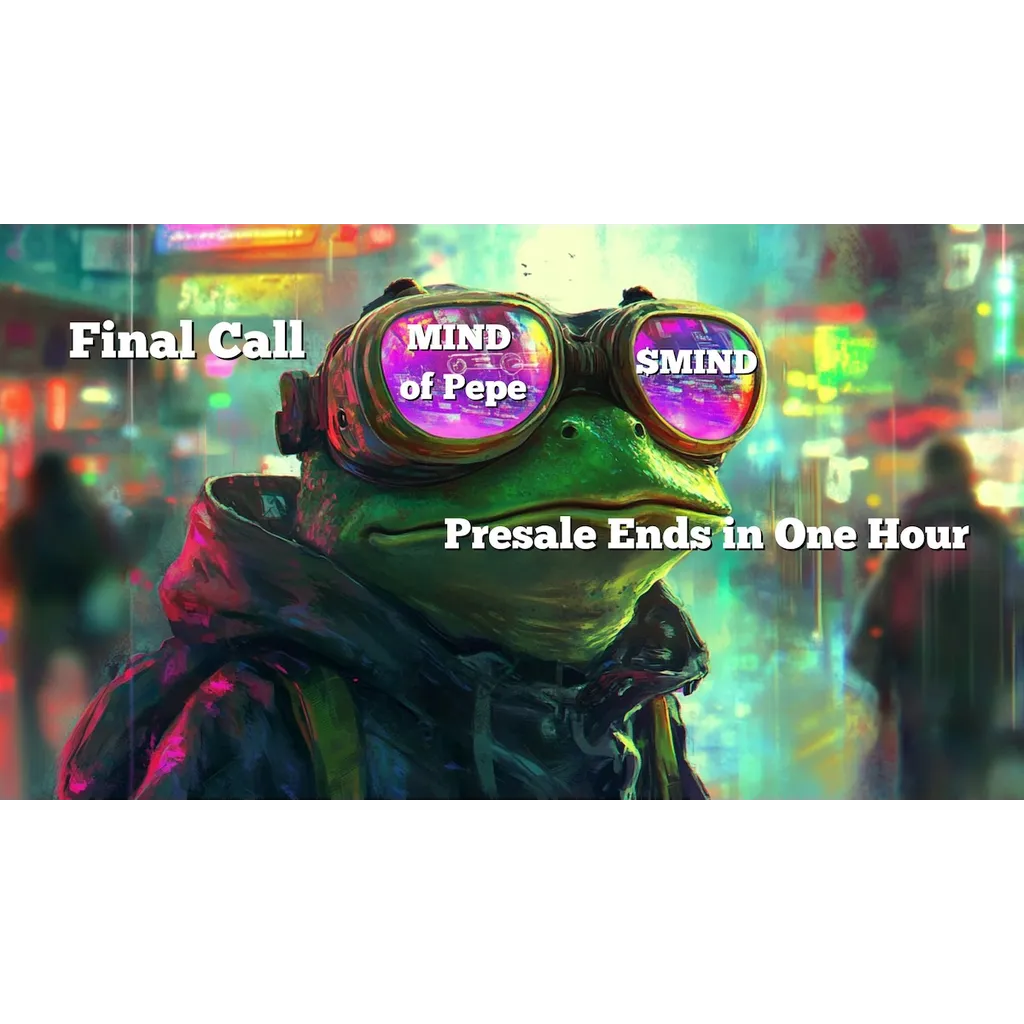 MIND of Pepe Presale Ends in One Hour: Buy Now to Secure Your Gains MIND of Pepe Presale Ends in One Hour: Buy Now to Secure Your Gains