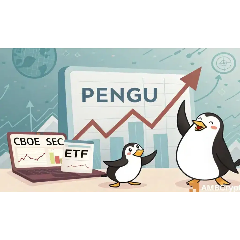PENGU jumps 22% on ETF buzz – Why are traders still betting against it? PENGU jumps 22% on ETF buzz – Why are traders still betting against it?