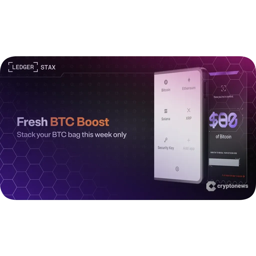 Ledger Fresh BTC Boost promo offers in Bitcoin for wallet security Ledger Fresh BTC Boost promo offers in Bitcoin for wallet security