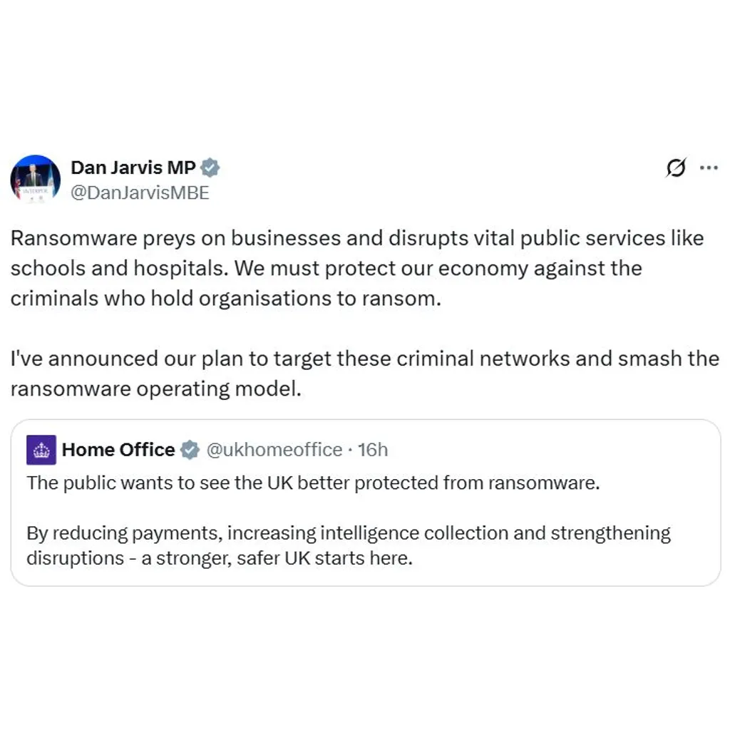 UK to ban public sector from making ransomware payments UK to ban public sector from making ransomware payments