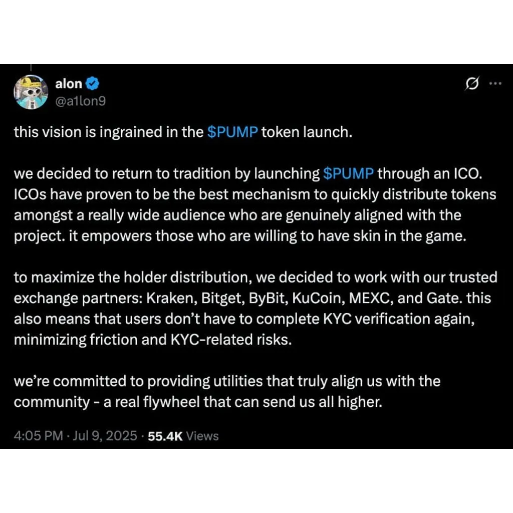 Pump.fun ICO Sold Out in 12 Minutes After 0M Raise, Rallies Snorter Token – Brave New Coin Pump.fun ICO Sold Out in 12 Minutes After 0M Raise, Rallies Snorter Token – Brave New Coin