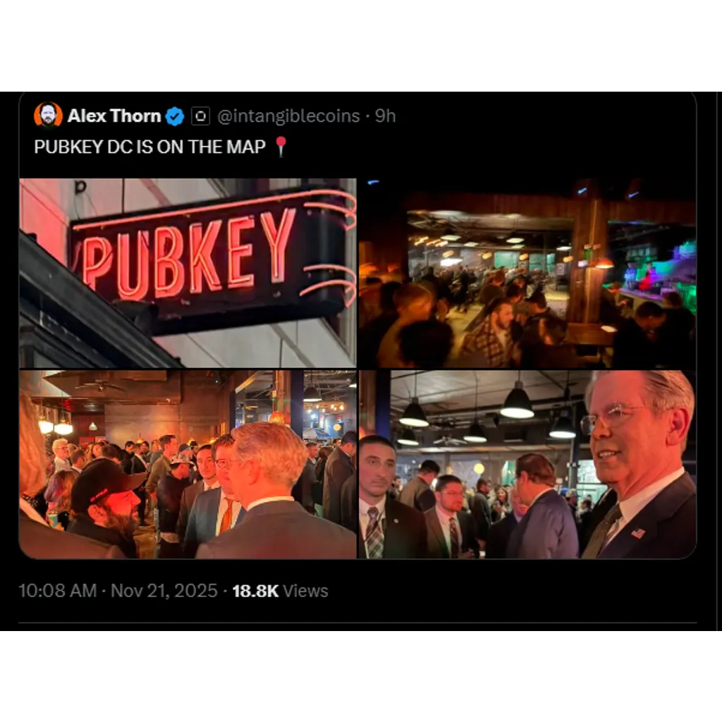 Scott Bessent draws attention with unexpected appearance at a Bitcoin bar Scott Bessent draws attention with unexpected appearance at a Bitcoin bar