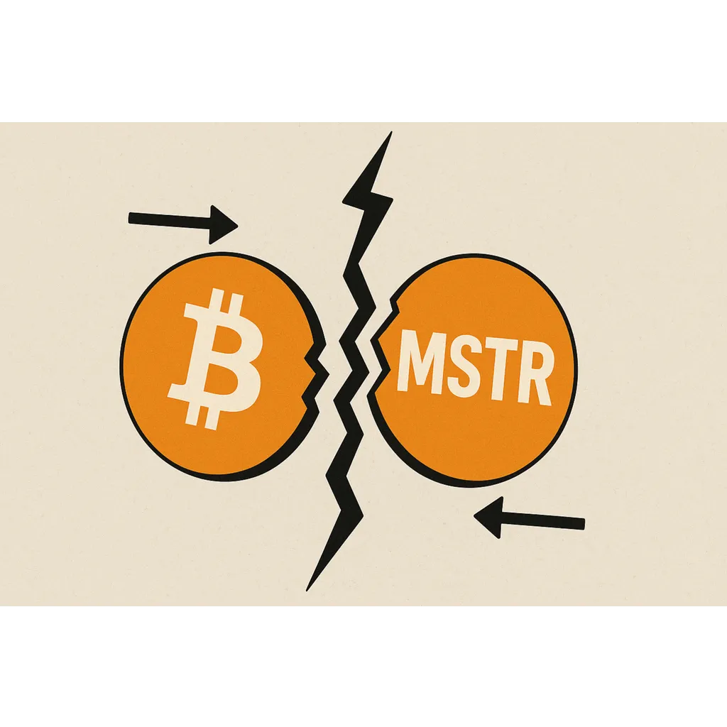 Is Bitcoin (BTCUSD) Decoupling From Strategy (MSTR)? | Bitcoinist.com Is Bitcoin (BTCUSD) Decoupling From Strategy (MSTR)? | Bitcoinist.com