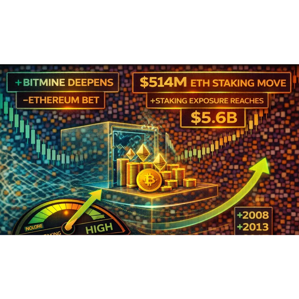 Bitmine Deepens Ethereum Bet With 4M ETH Staking Move – Staking Exposure Reaches .6B Bitmine Deepens Ethereum Bet With 4M ETH Staking Move – Staking Exposure Reaches .6B