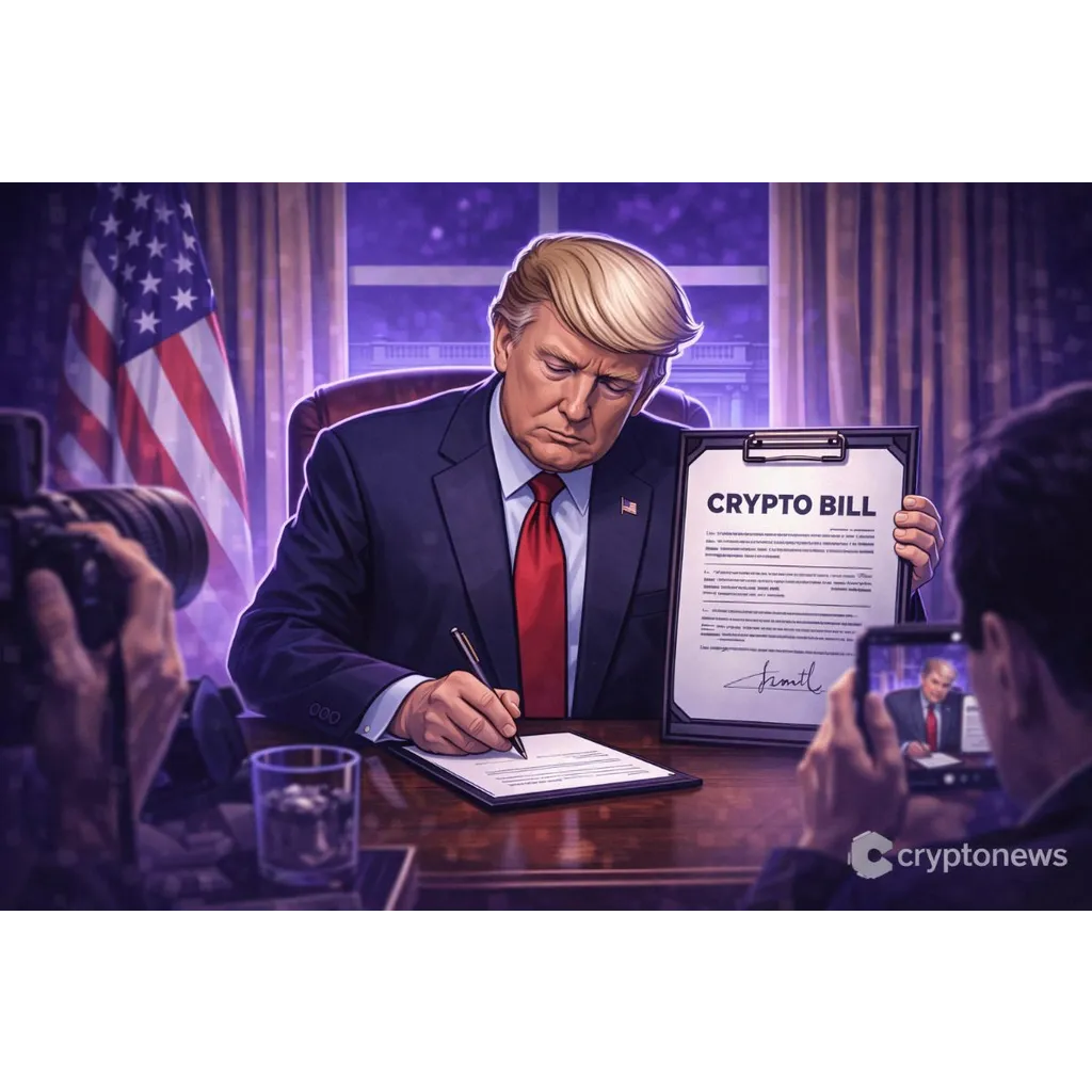 President Trump Says Crypto Market Structure Bill Will Pass Soon President Trump Says Crypto Market Structure Bill Will Pass Soon